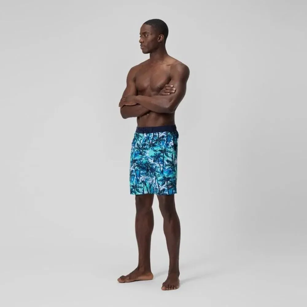 Speedo Tropical Bondi Basin Palm Print Drawstring 9